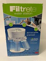 Front view of Filtrete Water Station box showing product and branding