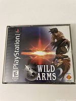 Front cover of the Wild Arms 2 game case for Sony PlayStation 1