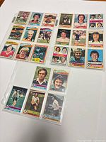 Overview of three sleeve pages showing bulk of cards