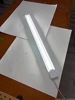 LED light illuminated, full view of top side