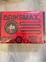 Front of sealed Briksmax BX601 LED lighting kit box