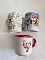 All three mugs front view