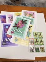 Group shot of all terpene prints and sticker sleeve