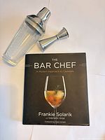 Book, shaker and jigger grouped