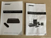Two Bose Lifestyle SoundTouch printed guides (operating and setup)