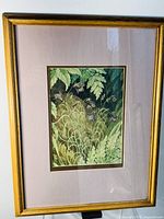 Framed watercolour full view