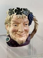 Front view of Royal Doulton Bacchus character jug