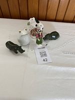 Group shot of all five figurines