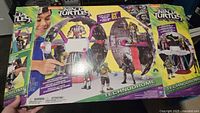 Original TMNT Technodrome 2016 playset box showing graphics, figures, and item details.
