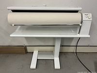 Front view of entire mangler roller ironing machine