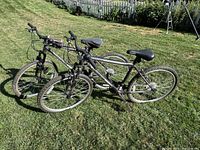Both Roadmaster bikes side by side on lawn