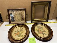 Group shot of all four framed items