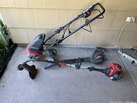 Overview of three outdoor power tools