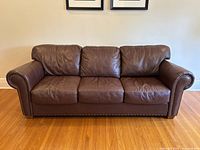 Front view showing three-seat design and overall condition