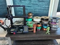 Printer and filament spools overview