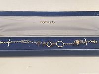 Full view of bracelet inside blue Dynasty branded box liner