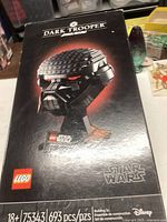 Front view of the LEGO Star Wars Dark Trooper box with age recommendation, model number, and piece count visible.