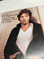 Front cover of Darkness on the Edge of Town vinyl showing Bruce Springsteen