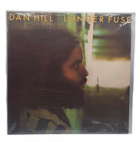 Front cover of Dan Hill Longer Fuse album showing artist's side profile and album title.