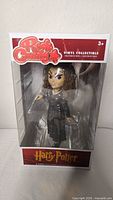 Front view of the boxed Bellatrix Lestrange RockCandy vinyl figure from Harry Potter.