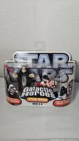 Front image of the Star Wars Galactic Heroes package showing Emperor Palpatine and Shock Trooper figures new in box.