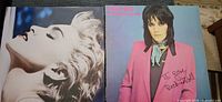 Front covers of Madonna True Blue and Joan Jett & The Blackhearts LPs