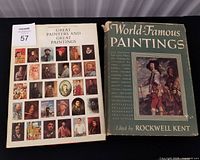 Front covers of both hardcover art books
