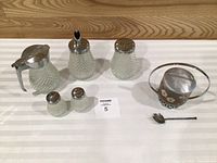 Full set displayed on table