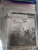 Paper Wars Wagram 1809 issue visible in plastic zip bag with Hefty branding.
