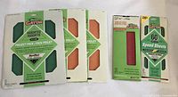 Photo of 5 packs of Gator sanding sheets including assorted project packs and speed sheets in packaging.