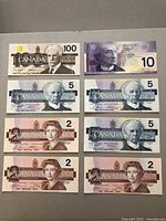 Eight notes arranged in two columns of four.