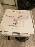 Closed DJI Phantom 3 Standard box showing product image