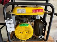 Front view of Champion generator with model label