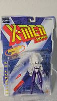 Front view of X-Men 2099 La Lunatica action figure in sealed blister pack showing figure and packaging