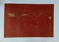 Full view of Dea Trier Mørch lithograph with border