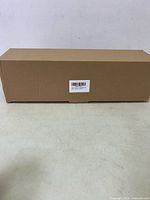 Closed rectangular brown cardboard box, likely packaging for the solar lights.