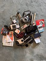 All cameras and accessories overview