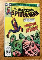 Front cover of The Amazing Spider-Man #228 comic book showing Spider-Man in action and title with price and issue number