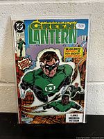 Photo of Green Lantern #1 comic book showing cover art and condition.