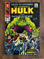 Front cover of Tales to Astonish #101 comic book featuring The Incredible Hulk and The Sub-Mariner with colorful and detailed artwork.