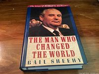 Front cover of the book showing image of Mikhail S. Gorbachev, title and author's name.