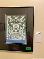 Framed print, head-on shot showing overall presentation