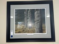 Full front view of framed print