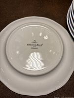 Underside of plate showing Villeroy & Boch backstamp with Germany origin marking.