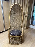 Front view with lofted seat cushion in place