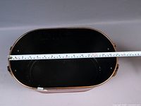Top view showing interior and length measurement of approximately 14 inches