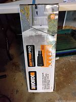 Box of Worx Gutter Pro 11 ft Reach gutter cleaning kit