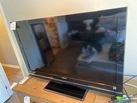 Front view of Sony 40" LCD TV on stand