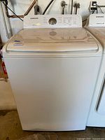 Full front view of washer