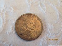 Obverse of 2000-P Sacagawea Dollar